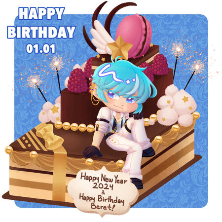 OC Beret Bday Art