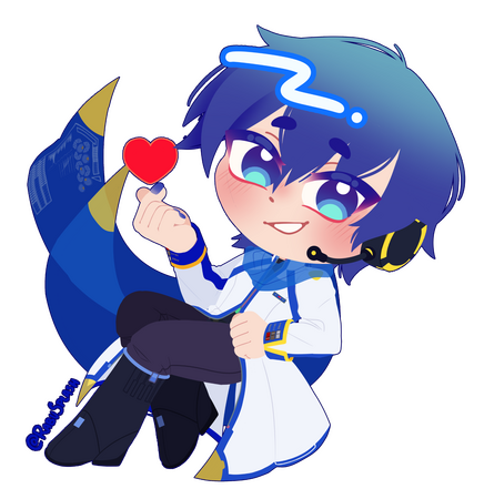 Lineless Chibi: KAITO