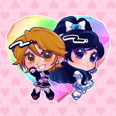 Chibi: Cure Black and Cure White