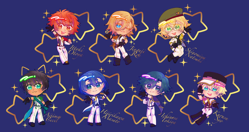 Utapri Starish members