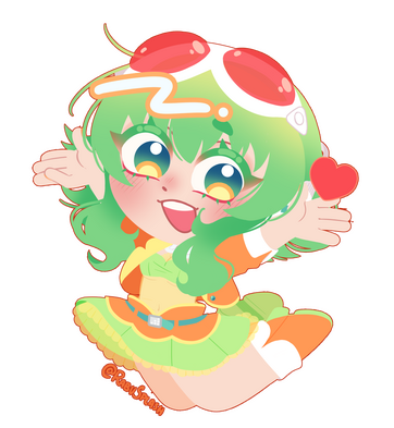 Lineless Chibi: GUMI
