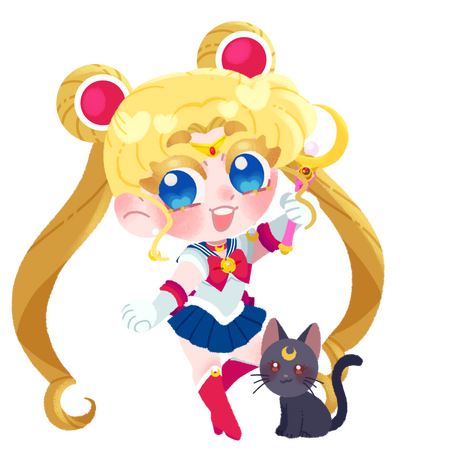 Crayon Chibi: Sailor Moon