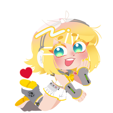 Lineless Chibi: Rin