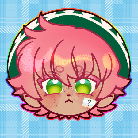 Pride Chibi Heads: OC Elio