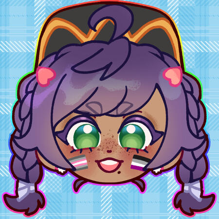 Pride Chibi Heads: OC Doce