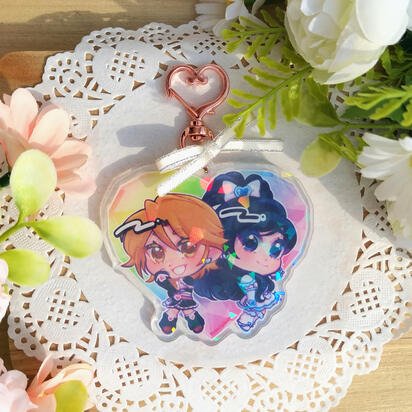 Holographic Keychain (Precure)