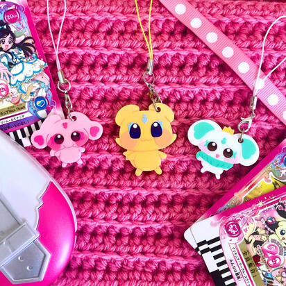 Futari wa Precure Color Acrylic Phonecharms