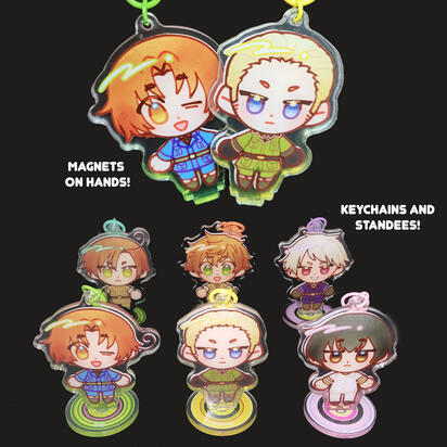 Magnetic Standee Charms