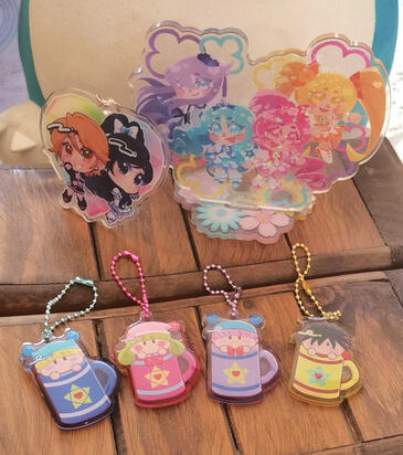 Acrylic charms and Standees